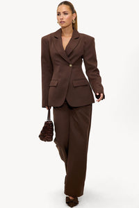 Blazer - Donkerbruin