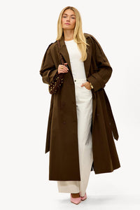 Trenchcoat - Donkerbruin